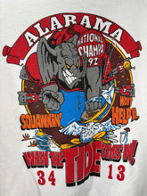 Load image into Gallery viewer, 1992 National Champs Rare &quot;When The Tide Comes In&quot; Crewneck Sweatshirt Small - Alabama VTG
