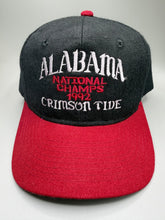 Load image into Gallery viewer, 1992 National Champs Two Tone Wool Blend Snapback Hat - Alabama VTG
