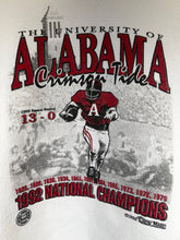 Load image into Gallery viewer, 1992 National Champs X Lee White Crewneck Sweatshirt XL - Alabama VTG
