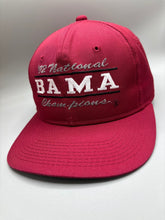 Load image into Gallery viewer, 1992 National Champs X Youngan Bama Crimson Snapback Hat - Alabama VTG
