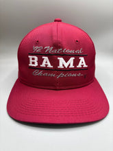 Load image into Gallery viewer, 1992 National Champs X Youngan Bama Crimson Snapback Hat - Alabama VTG

