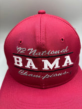 Load image into Gallery viewer, 1992 National Champs X Youngan Bama Crimson Snapback Hat - Alabama VTG
