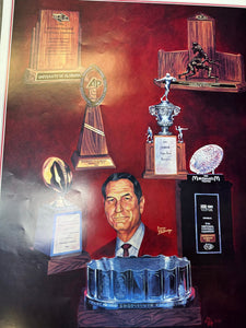 1993 National Champs X Gene Stallings Poster Print (27”X18”) - Alabama VTG