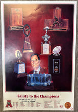 Load image into Gallery viewer, 1993 National Champs X Gene Stallings Poster Print (27”X18”) - Alabama VTG
