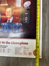 Load image into Gallery viewer, 1993 National Champs X Gene Stallings Poster Print (27”X18”) - Alabama VTG
