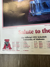 Load image into Gallery viewer, 1993 National Champs X Gene Stallings Poster Print (27”X18”) - Alabama VTG
