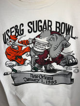 Load image into Gallery viewer, 1993 Sugar Bowl White Crewneck Sweatshirt Boxy L/XL - Alabama VTG
