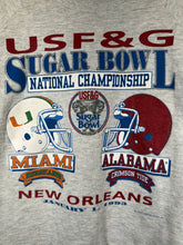 Load image into Gallery viewer, 1993 Sugar Bowl X Jerzees Grey Crewneck Sweatshirt Large - Alabama VTG
