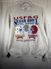 Load image into Gallery viewer, 1993 Sugar Bowl X Jerzees Grey Crewneck Sweatshirt Large - Alabama VTG
