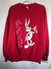 Load image into Gallery viewer, 1994 Bugs Bunny X Alabama Warner Bros Crimson Crewneck Sweatshirt Large - Alabama VTG
