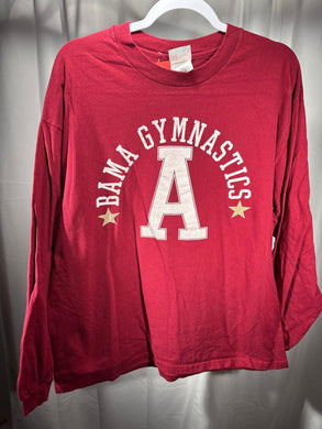 1996 Bama Gymnastics Long Sleeve Shirt Large - Alabama VTG