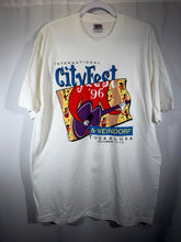 Load image into Gallery viewer, 1996 Tuskalusa City Fest White T-Shirt Large - Alabama VTG
