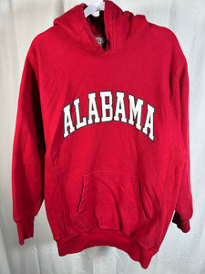 Retro Alabama Spellout Hoodie Sweatshirt Medium