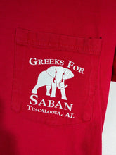 Load image into Gallery viewer, 2007 "Greeks For Saban" Crimson T-Shirt Youth XL - Alabama VTG
