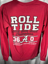 Load image into Gallery viewer, 2008 Iron Bowl Crimson Long Sleeve Shirt XS - Alabama VTG
