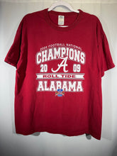 Load image into Gallery viewer, 2009 BCS National Champs Crimson T-Shirt Large - Alabama VTG

