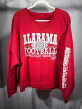 Load image into Gallery viewer, 2009 National Championship Crimson Crewneck Sweatshirt XL - Alabama VTG
