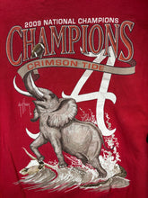 Load image into Gallery viewer, 2009 National Champs Guy Harvey Crimson T-Shirt XL - Alabama VTG
