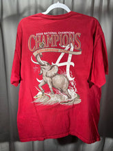 Load image into Gallery viewer, 2009 National Champs Guy Harvey Crimson T-Shirt XL - Alabama VTG

