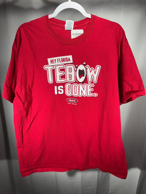 2009 SEC Champs Tebow Crying T-Shirt XL - Alabama VTG