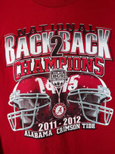 Load image into Gallery viewer, 2011 - 12 Back To Back Champs Long Sleeve Shirt XL - Alabama VTG
