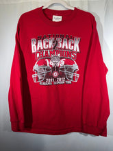 Load image into Gallery viewer, 2011 - 12 Back To Back Champs Long Sleeve Shirt XL - Alabama VTG
