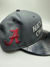 Load image into Gallery viewer, 2012 National Champs Grey/Black Snapback Hat - Alabama VTG
