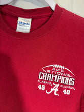 Load image into Gallery viewer, 2015 National Champs Crimson T-Shirt Youth Medium - Alabama VTG
