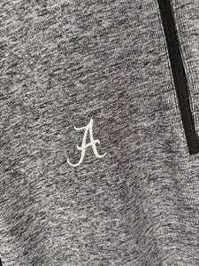 2020 National Champs Nike X Team Issued Grey Half Zip Large - Alabama VTG