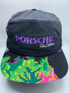 Vintage Porsche Hawaiian Strapback Hat
