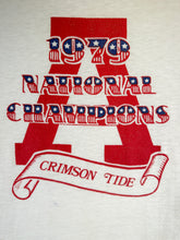 Load image into Gallery viewer, 1978 Alabama National Champs Rare Ringer T-Shirt Boxy M/L
