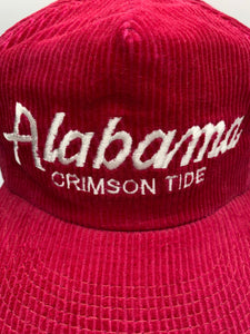 Vintage Alabama X Sports Specialties Rare Cord Strapback Hat