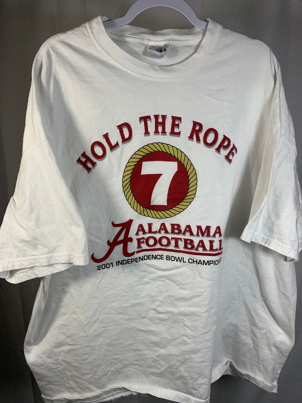 Vintage Alabama Football Hold The Rope T-Shirt 2XL