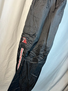 Vintage Alabama Black Track Windbreaker Pants XL