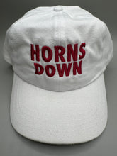 Load image into Gallery viewer, Horns Down Adjustable Custom Game Day Hat
