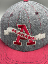 Load image into Gallery viewer, Vintage Alabama Wool Blend Two Tone Strapback Hat

