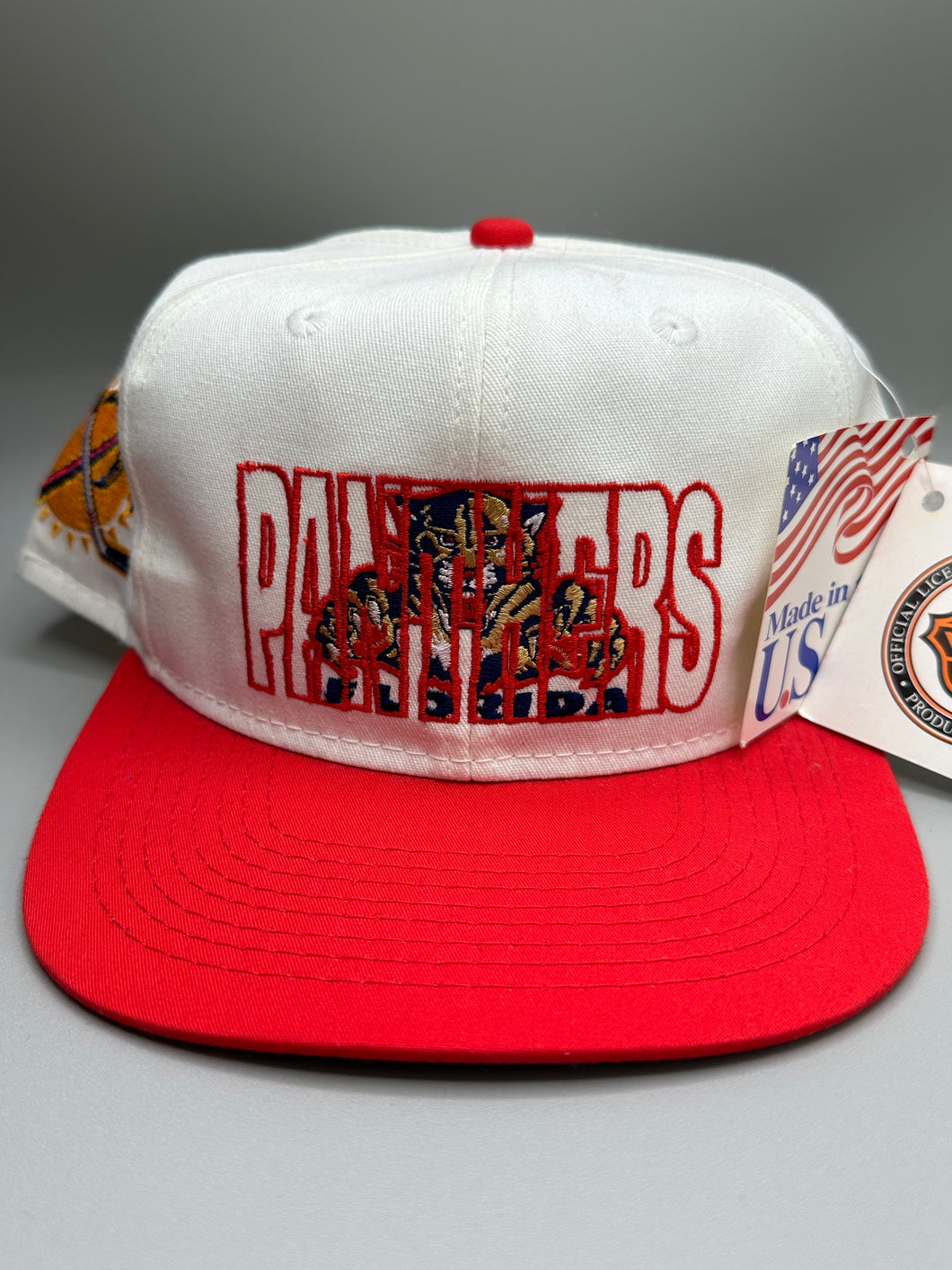 Vintage Florida Panthers Two Tone Snapback Nonbama