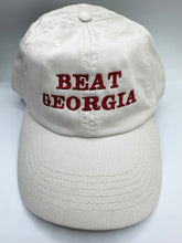 Load image into Gallery viewer, Beat Georgia Game Day Unstructured Custom Hat
