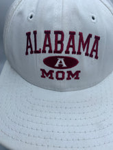 Load image into Gallery viewer, Vintage Alabama Mom White Snapback Hat
