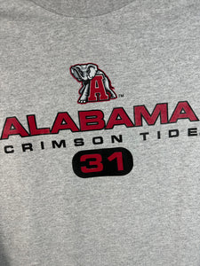 Vintage Alabama Grey Long Sleeve T-Shirt Medium