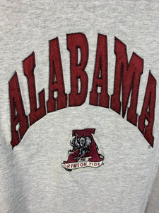 Vintage Alabama Grey Spellout T-Shirt Large