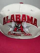 Load image into Gallery viewer, Vintage Alabama X Super Stars Two Tone Snapback Hat
