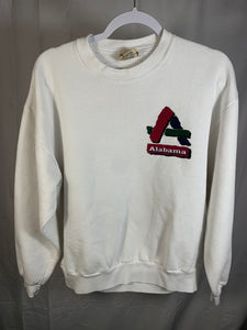 Vintage Alabama White Sweatshirt Large