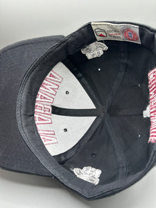 Vintage Alabama Spellout All Black Snapback Hat
