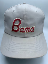 Load image into Gallery viewer, Vintage Bama Spellout Grey Snapback Hat
