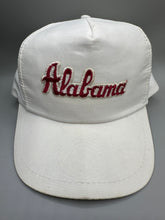 Load image into Gallery viewer, Vintage Alabama White Snapback Hat
