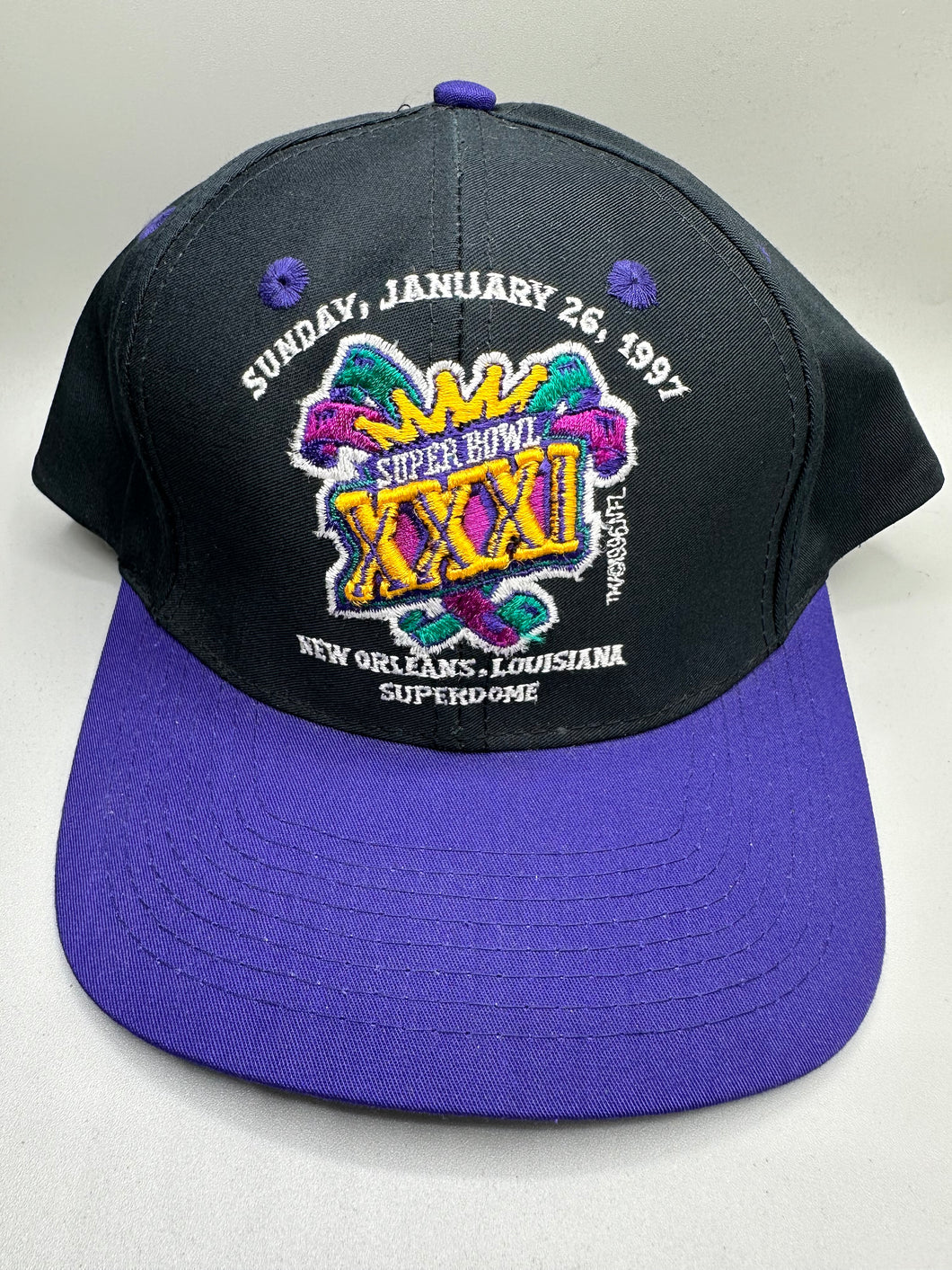 1997 Super Bowl XXXI Strapback Hat Nonbama