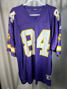 Vintage Randy Moss Starter Vikings XL Nonbama