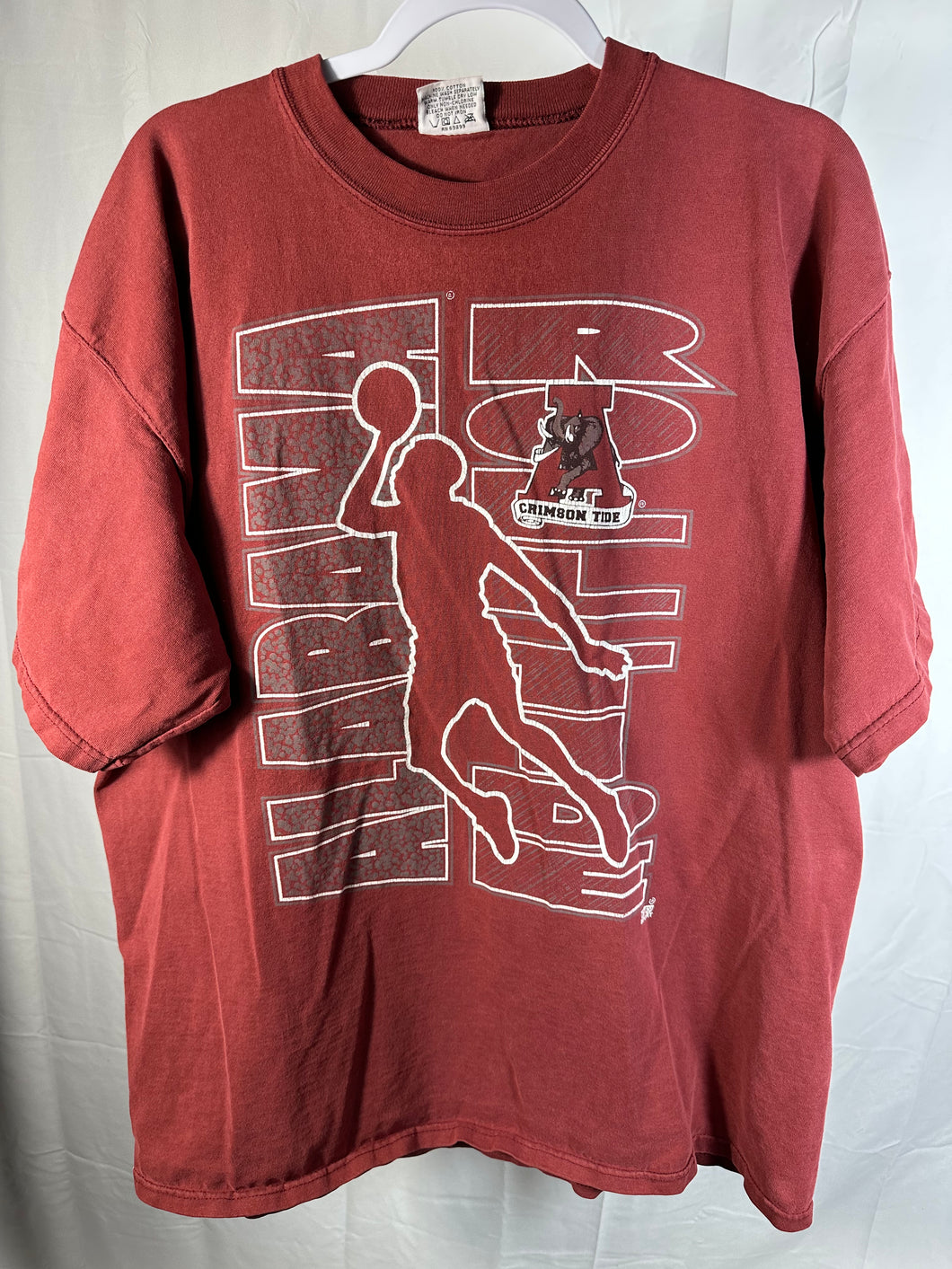 Vintage Alabama Basketball Graphic T-Shirt XL