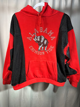 Load image into Gallery viewer, 1970’s Alabama Custom Upcycled Hoodie Sweatshirt Women’s Medium
